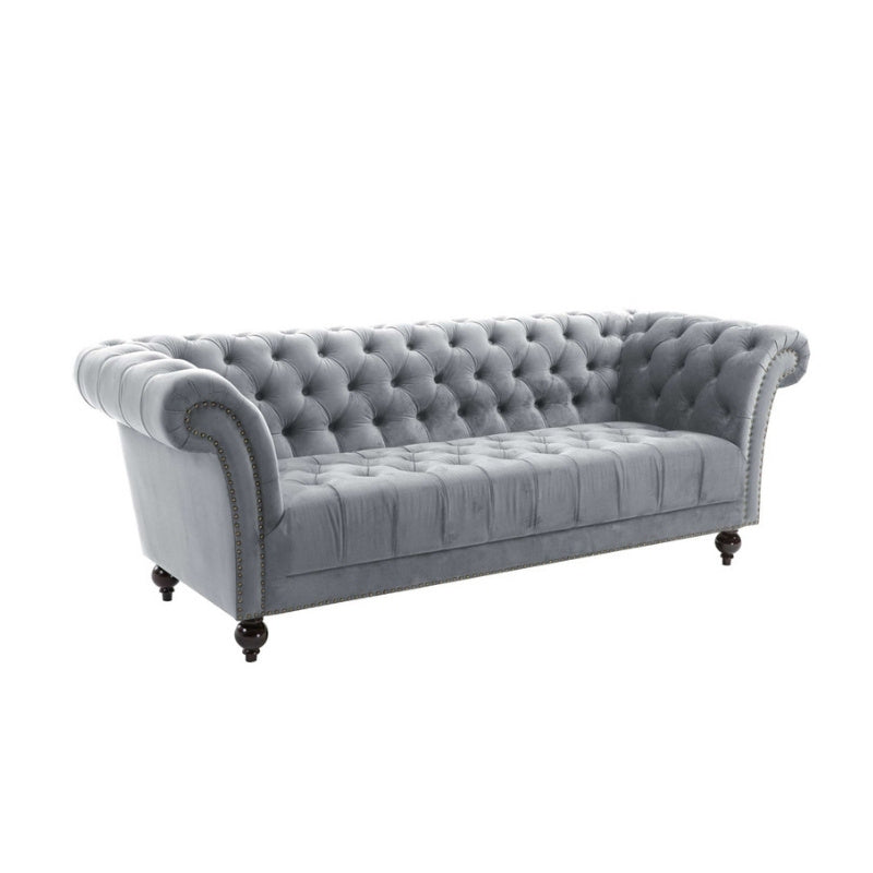 Birle Chester 3 Seater Sofa Grey