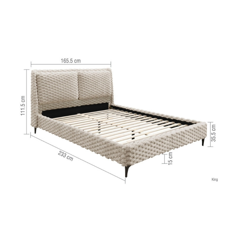 Birlea Tilly King Bed White