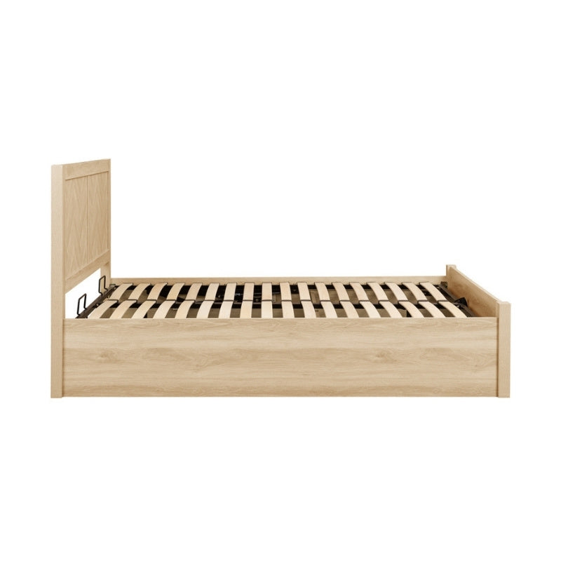 Birlea Herringford Double Ottoman Bed Oak
