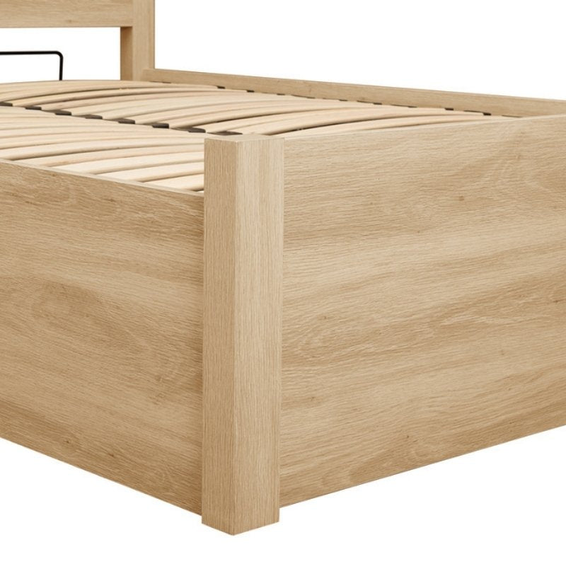 Birlea Herringford Double Ottoman Bed Oak