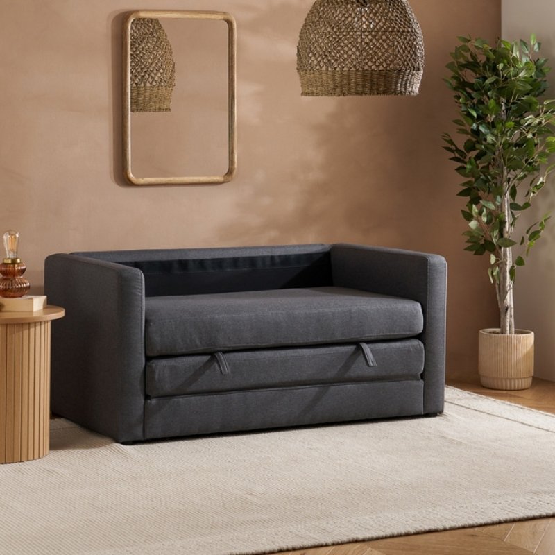Birlea Eli Fold Out Sofa Bed Grey
