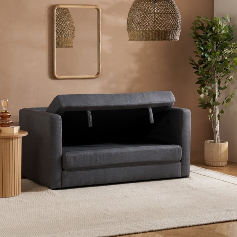 Birlea Eli Fold Out Sofa Bed Grey