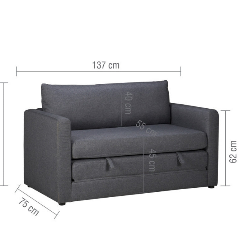 Birlea Eli Fold Out Sofa Bed Grey