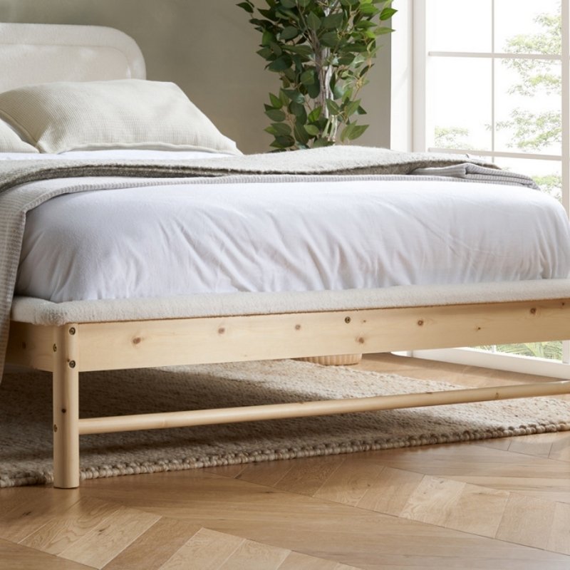 Birlea Emmi King Bed White & Oak
