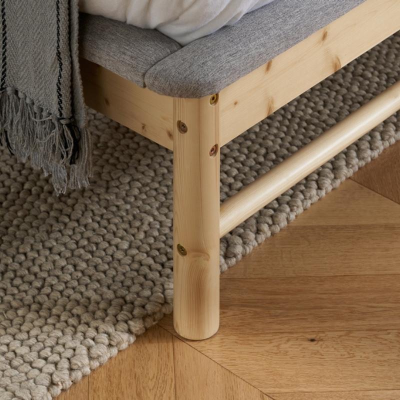Birlea Ezra King Bed Grey & Oak