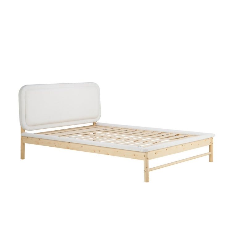 Birlea Emmi Double Bed White & Oak