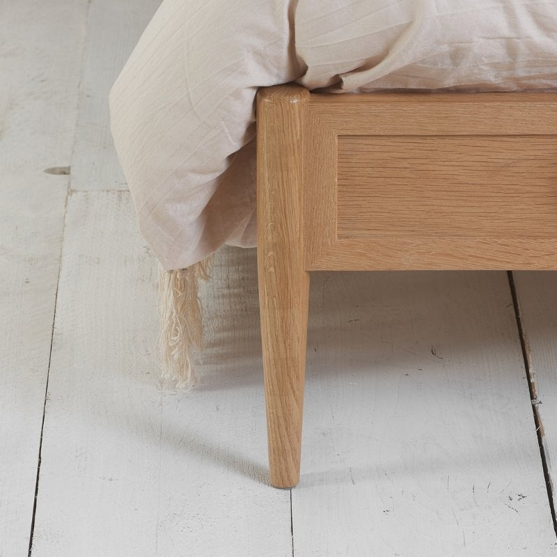 Birlea Leonie Super King Rattan Bed Oak