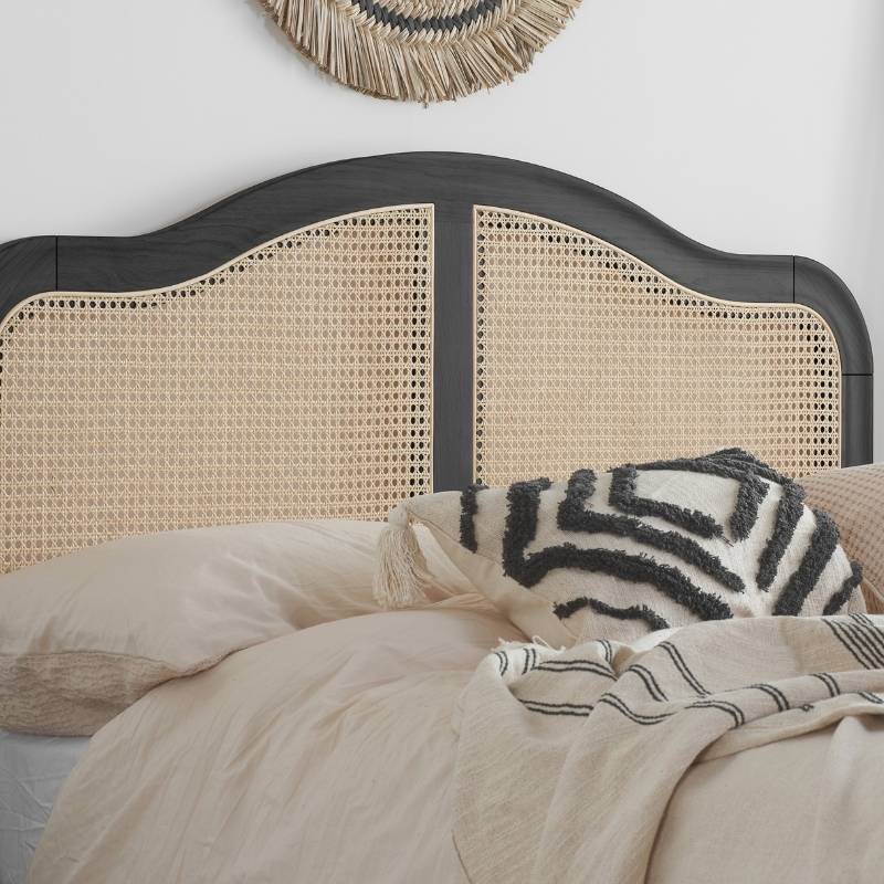 Birlea Leonie Super King Rattan Bed Black