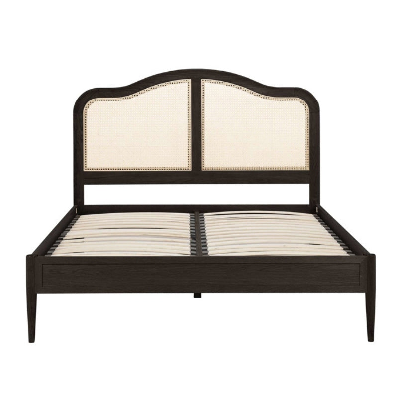 Birlea Leonie Super King Rattan Bed Black