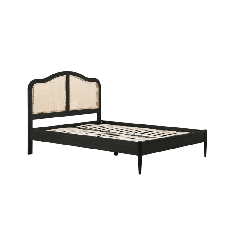 Birlea Leonie Super King Rattan Bed Black