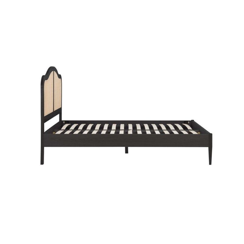 Birlea Leonie Super King Rattan Bed Black