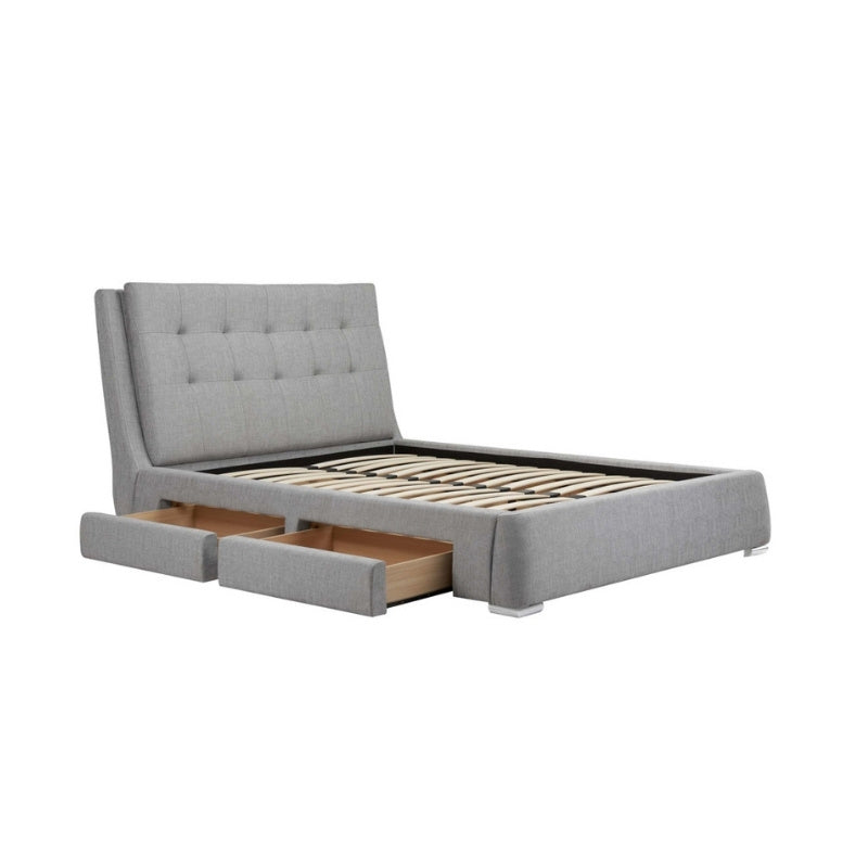 Birlea Mayfair Super King Bed 4 Drawer Grey