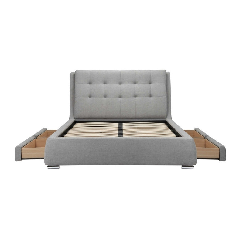 Birlea Mayfair Super King Bed 4 Drawer Grey