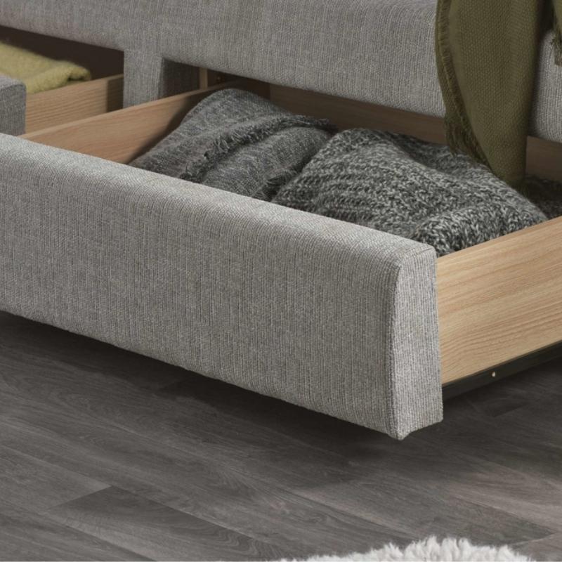 Birlea Mayfair King Bed 4 Drawers Grey