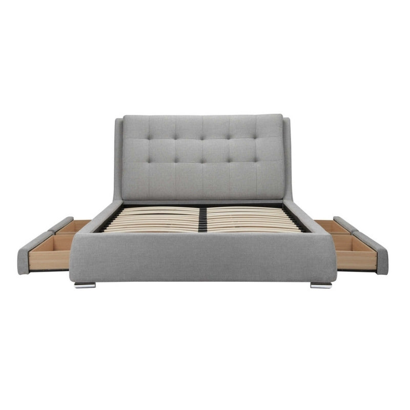 Birlea Mayfair King Bed 4 Drawers Grey