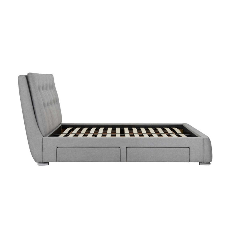 Birlea Mayfair King Bed 4 Drawers Grey
