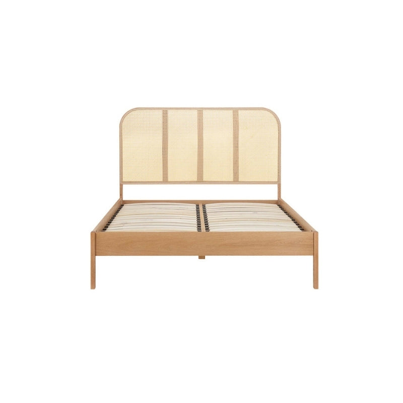 Birlea Margot Super King Rattan Bed Oak