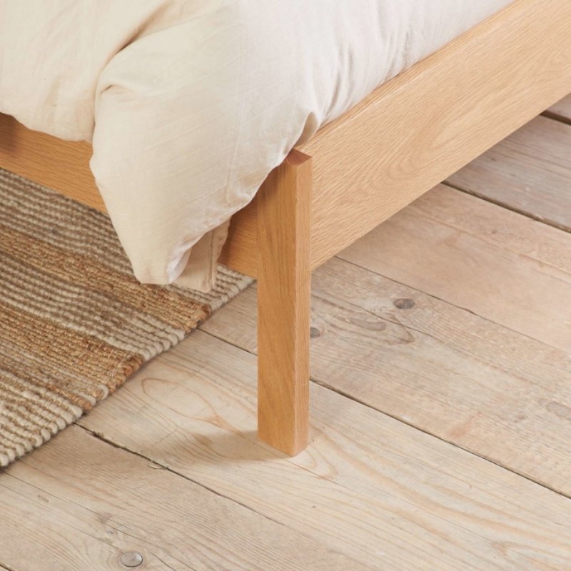 Birlea Margot King Rattan Bed Oak