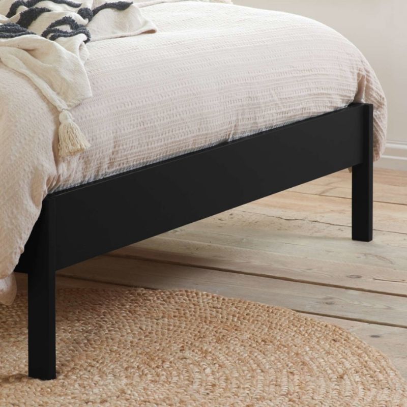 Birlea Margot King Rattan Bed Black
