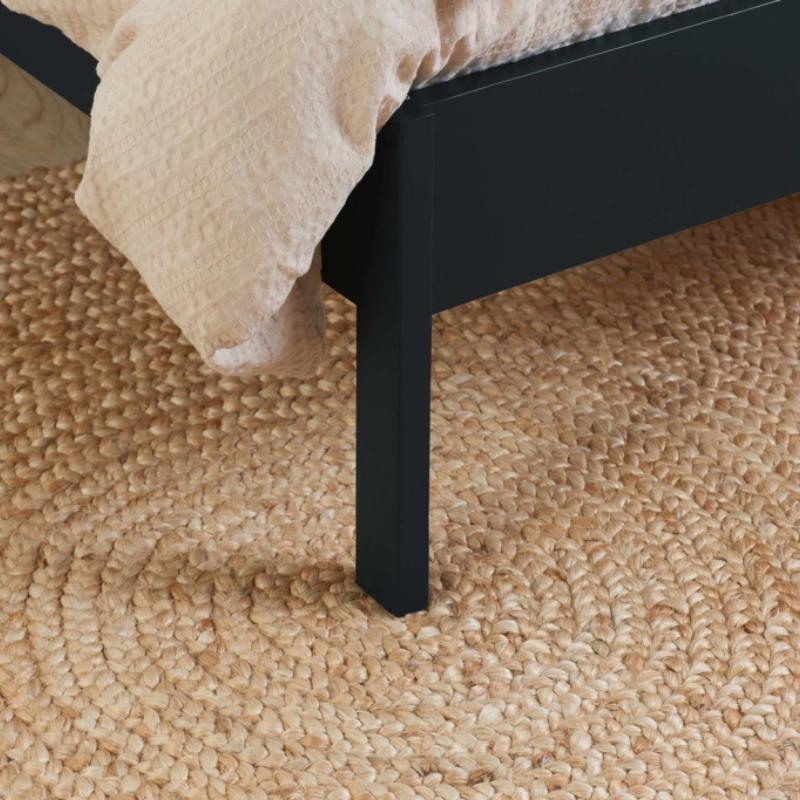 Birlea Margot King Rattan Bed Black