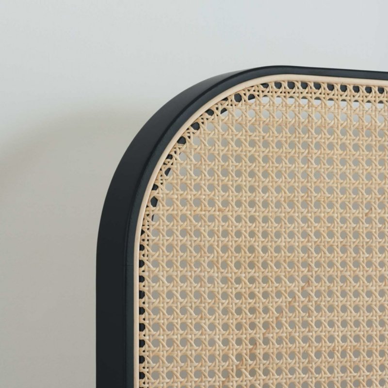 Birlea Margot King Rattan Bed Black