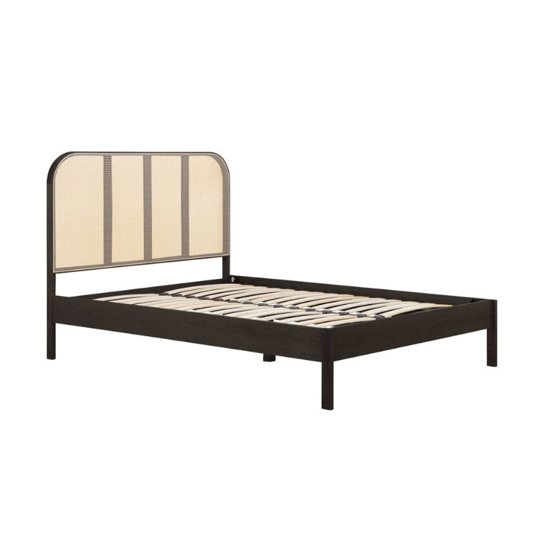 Birlea Margot King Rattan Bed Black