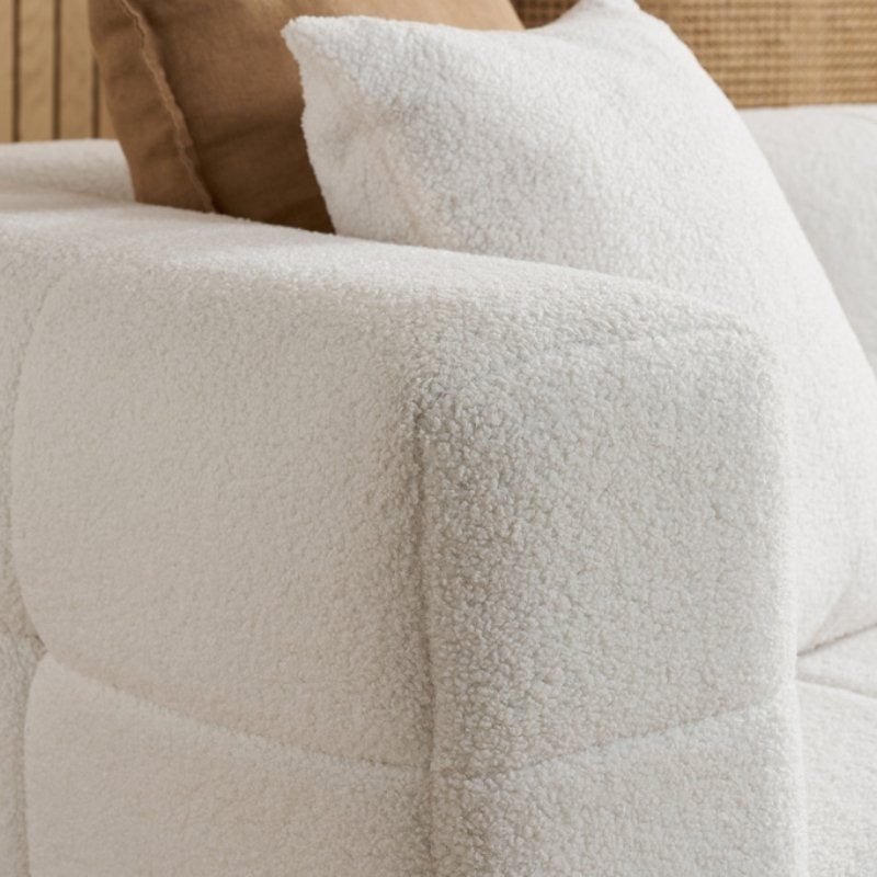 Birlea Milo 2 Seater Sofa White