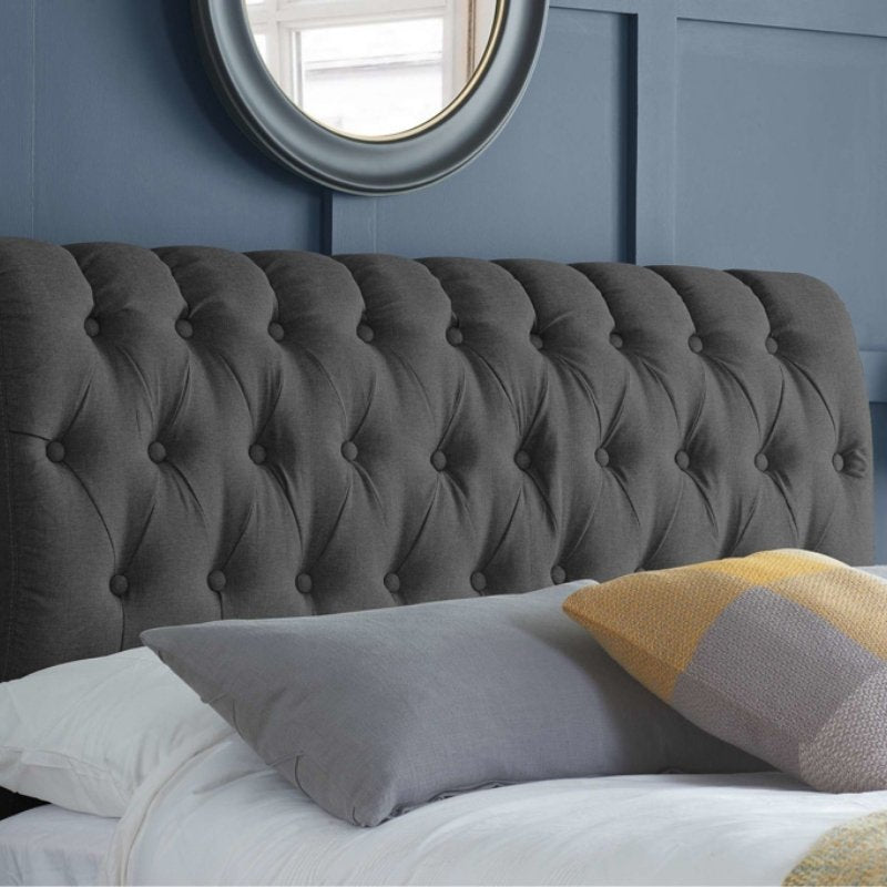 Birlea Valentino Double 2 Drawer Bed Charcoal
