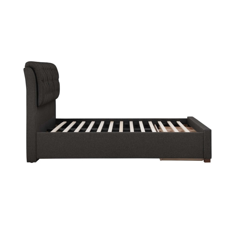 Birlea Valentino Double 2 Drawer Bed Charcoal