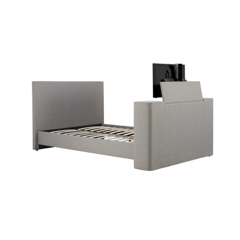 Birlea Plaza Double TV Bed Grey