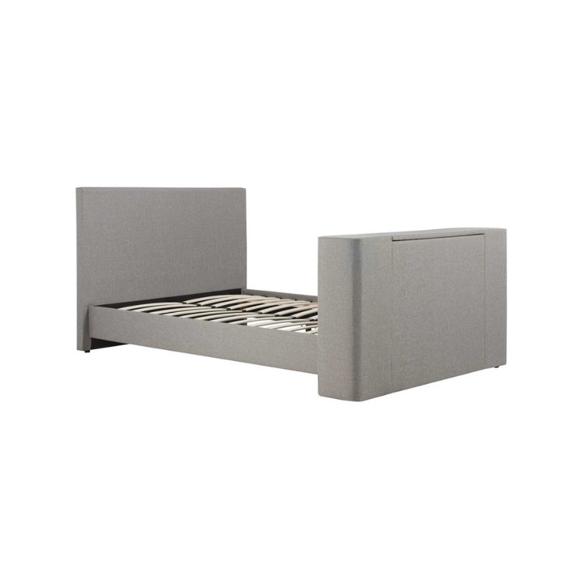 Birlea Plaza Double TV Bed Grey