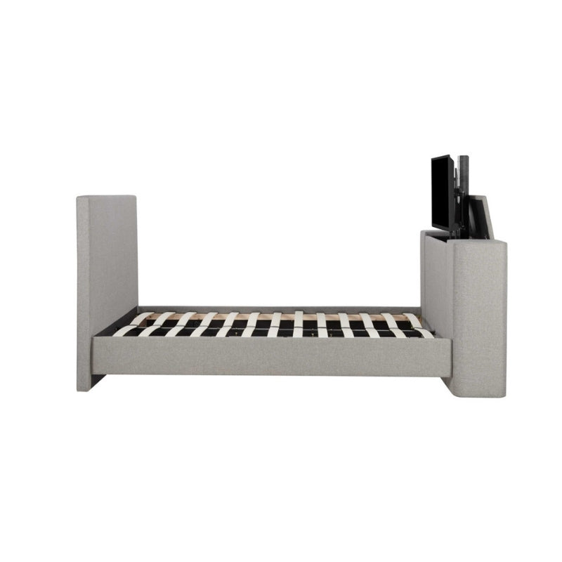 Birlea Plaza Double TV Bed Grey