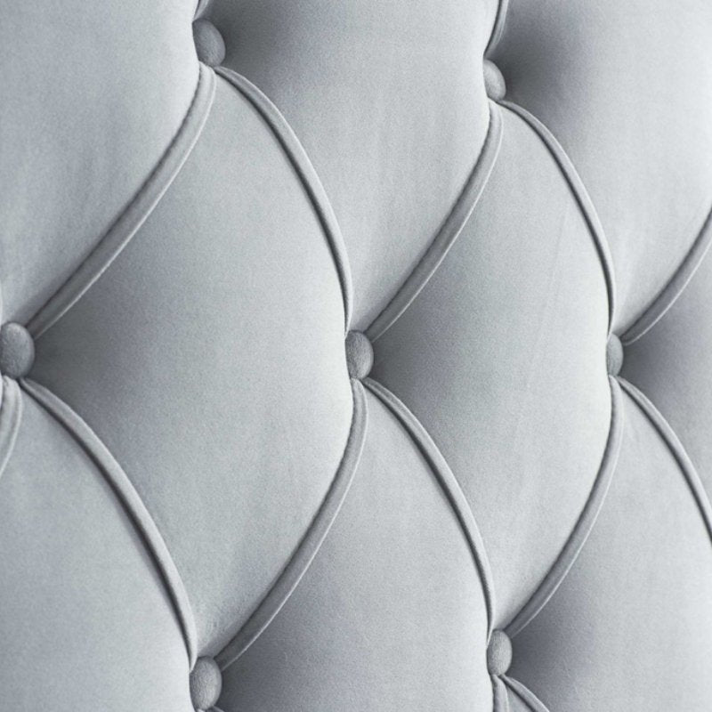 Birlea Hope Double Bed Grey Velvet