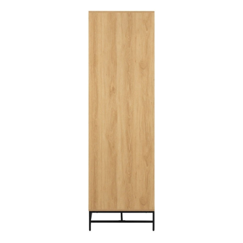 Furniture To Go Albany 4 Door Wardrobe Black & Oak