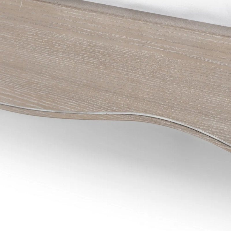 Julian Bowen Camille King Bed Oatmeal Linen & Limed Oak