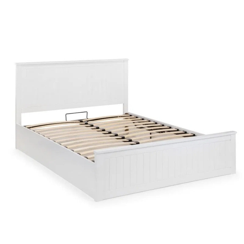 Julian Bowen Maine Double Ottoman Bed Surf White