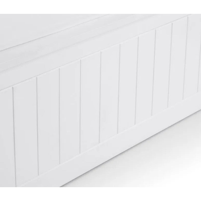 Julian Bowen Maine Double Ottoman Bed Surf White