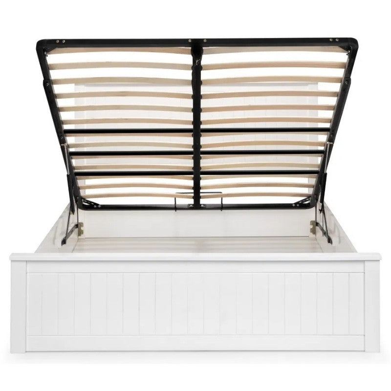 Julian Bowen Maine Double Ottoman Bed Surf White