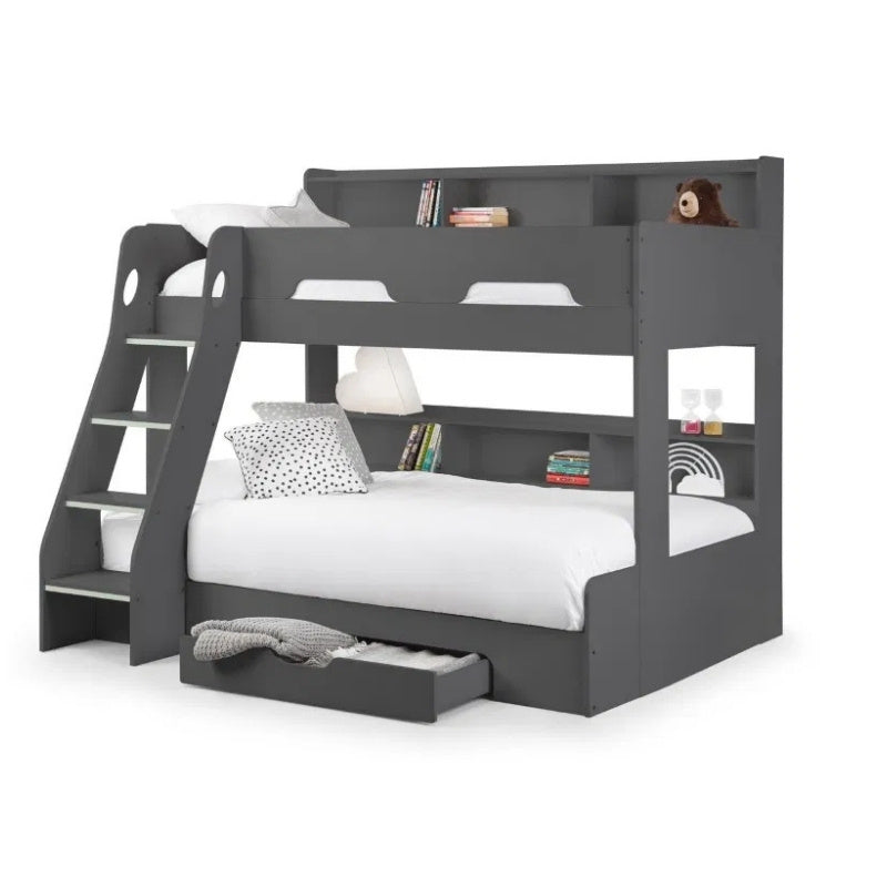 Julian Bowen Orion Triple Sleeper Bed Anthracite