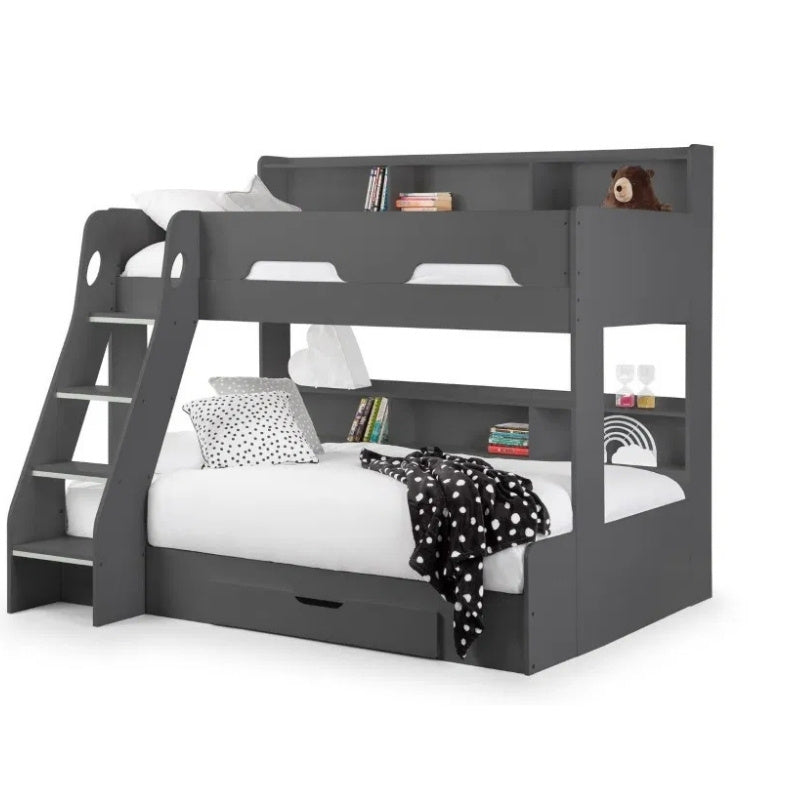 Julian Bowen Orion Triple Sleeper Bed Anthracite