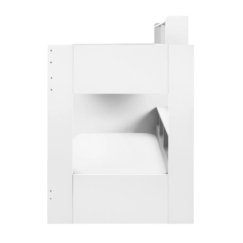 Julian Bowen Camelot Staircase Bunk Bed All White