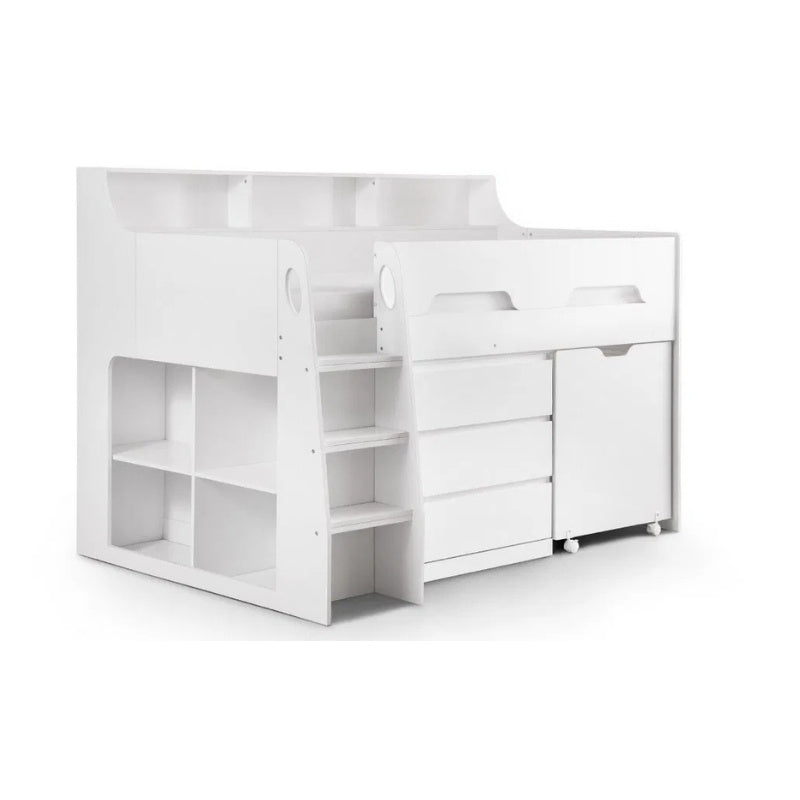 Julian Bowen Jupiter Midsleeper Bed White