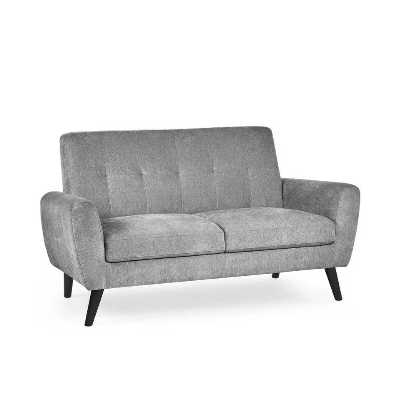 Julian Bowen Monza 2 Seater Compact Retro Sofa Dove