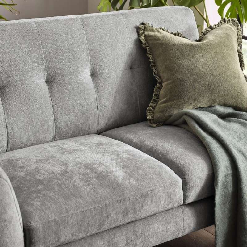 Julian Bowen Monza 2 Seater Compact Retro Sofa Dove