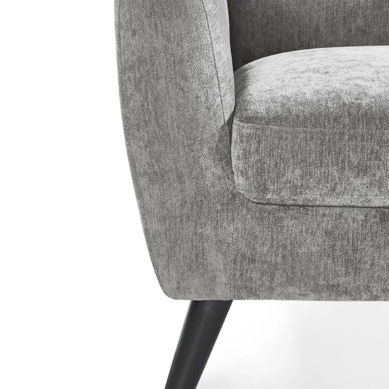 Julian Bowen Monza 2 Seater Compact Retro Sofa Dove