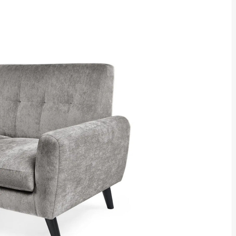 Julian Bowen Monza 2 Seater Compact Retro Sofa Dove