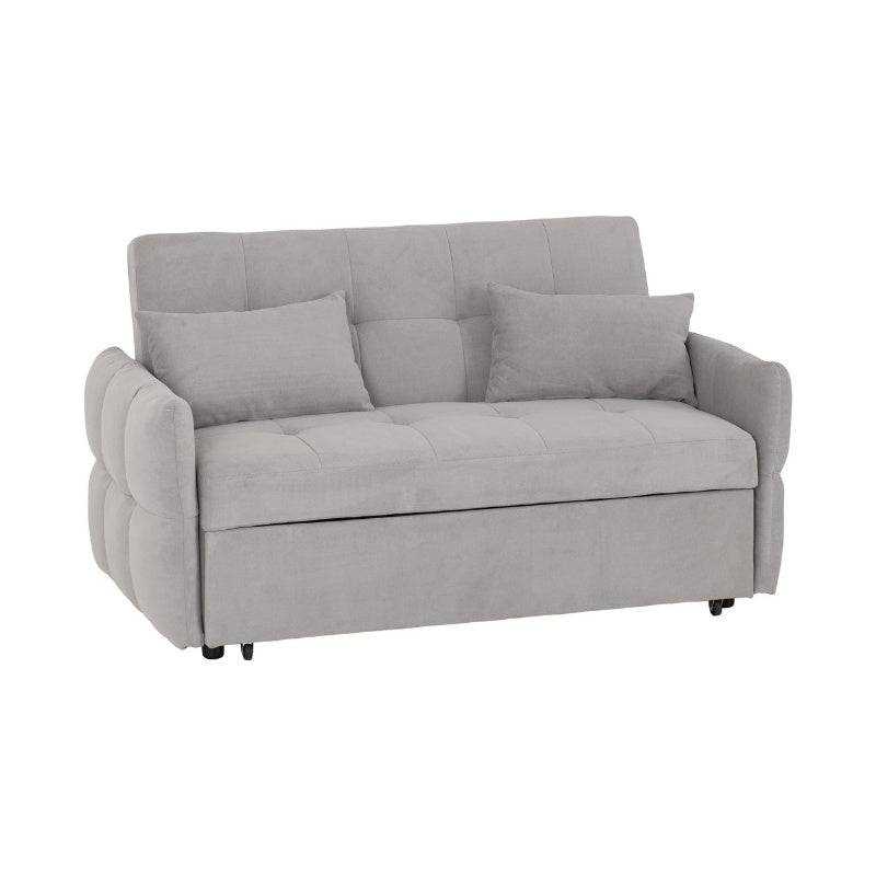 Seconique Chelsea Sofa Bed Silver & Grey
