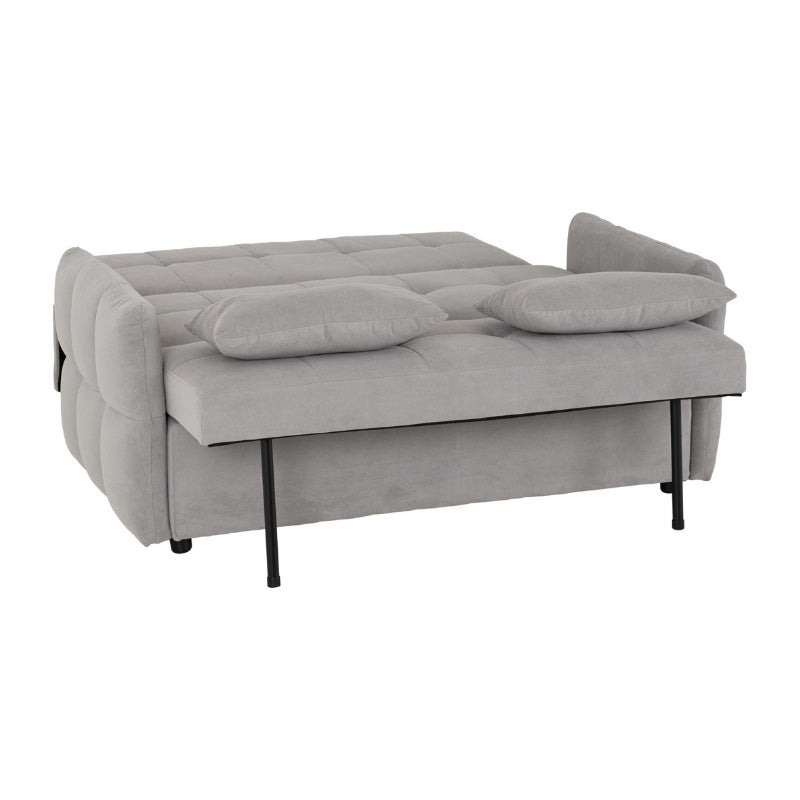 Seconique Chelsea Sofa Bed Silver & Grey