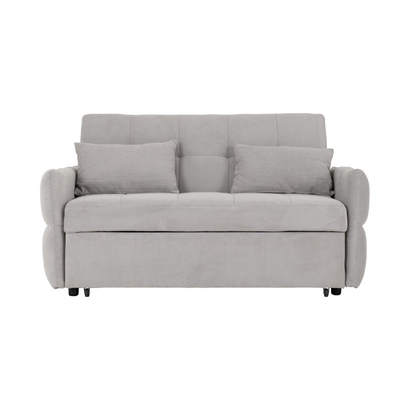 Seconique Chelsea Sofa Bed Silver & Grey
