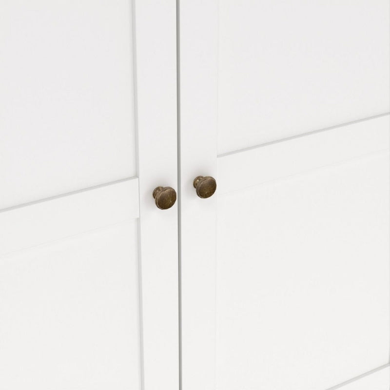 Furniture To Go Paris 4 Doors 2 Drawers Wardrobe White